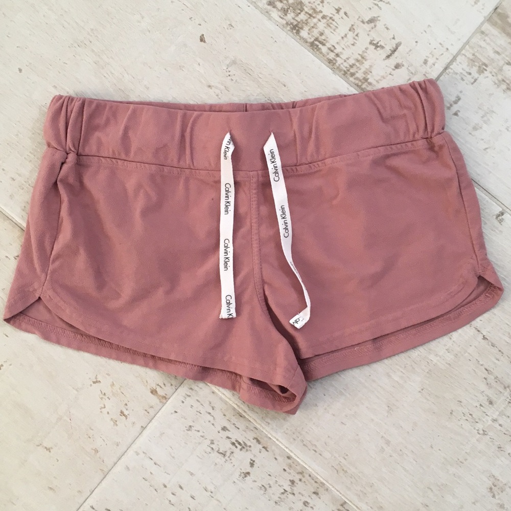 Calvin Klein Millenial Pink Pj Shorts